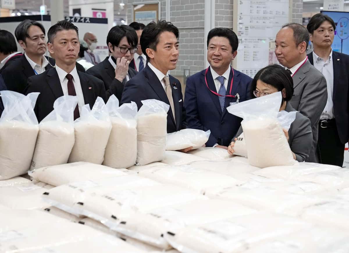 小泉農林水産相、コメ流通で「500％の利益って」　卸は猛反発「悪者扱い我慢できない」